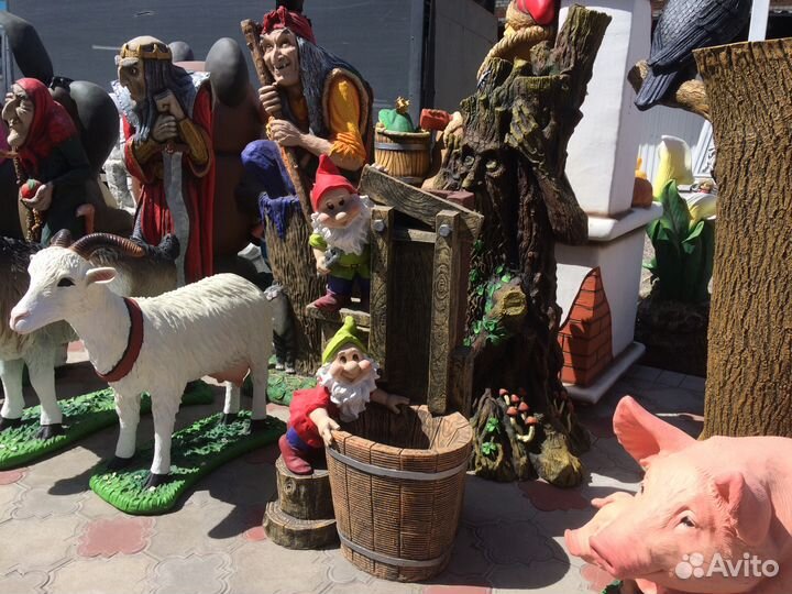 Декоративный фонтан из высокопрочного бетона