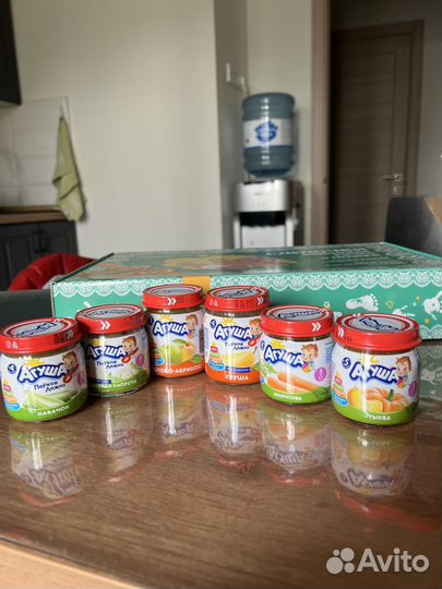 Овощные и фруктовые пюре Агуша