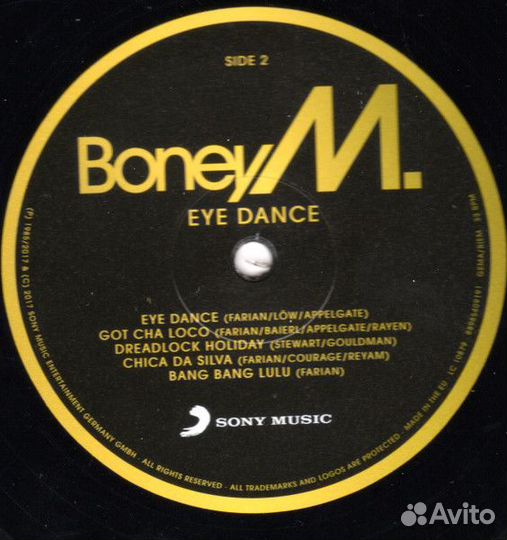 Винил Boney M. – Eye Dance