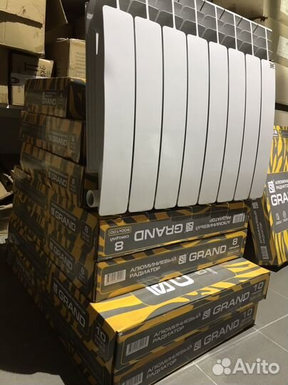 Радиаторы алюминевые 500-100 каплевидные