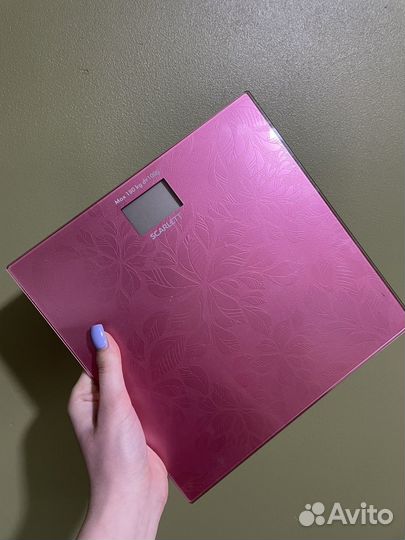 Весы напольные электронные scarlet