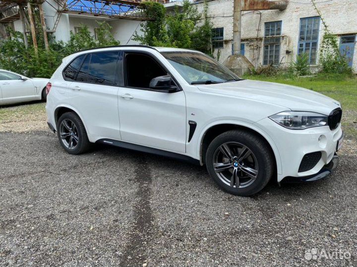 Полосы на пороги M-Performance черный мат Bmw X5