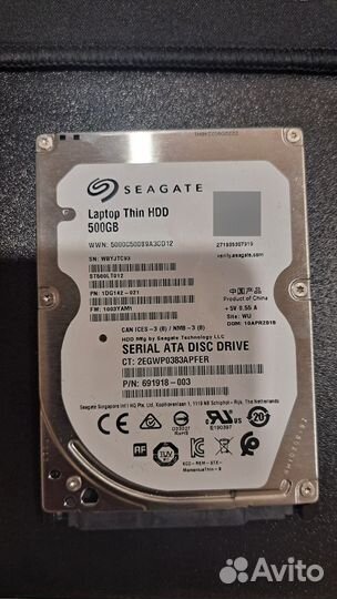 Жёсткий диск.Hdd seagate 500gb 2.5