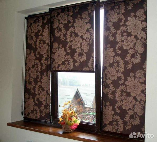 Жалюзи рулонные шторы,день/ночь