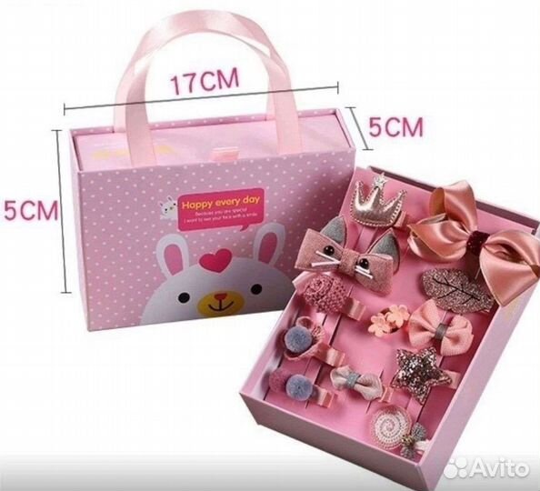 Подарочный набор заколок для девочек