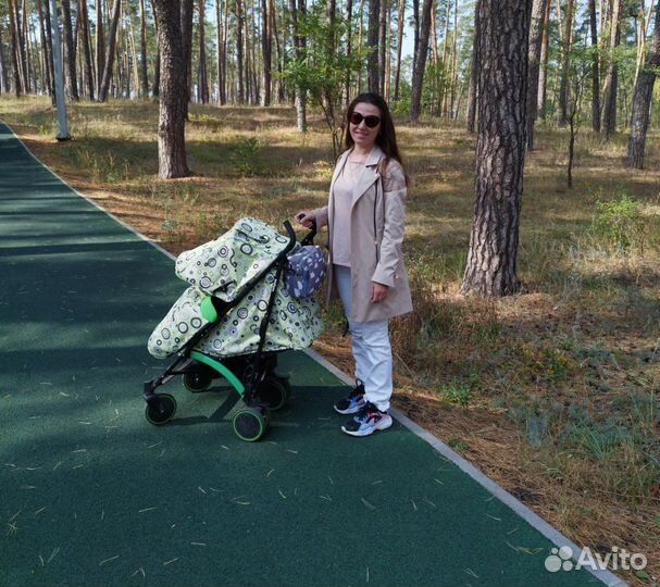 Прогулочная коляска трость бу