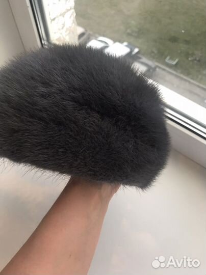 Берет женский норковый