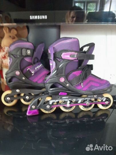 Роликовые коньки 35 38 детские