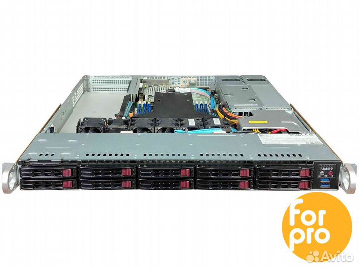 Сервер Supermicro 116 10SFF 4208Sil 96GB