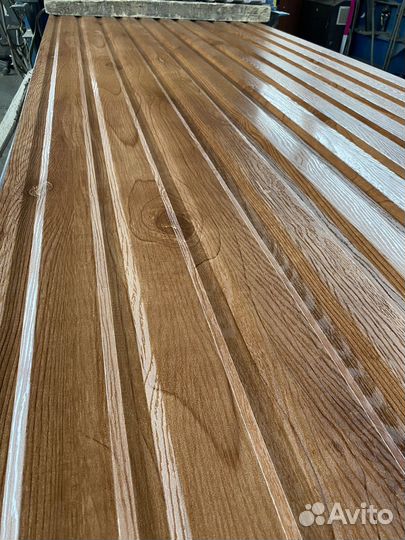 Профнастил с10 под дерево декоративный