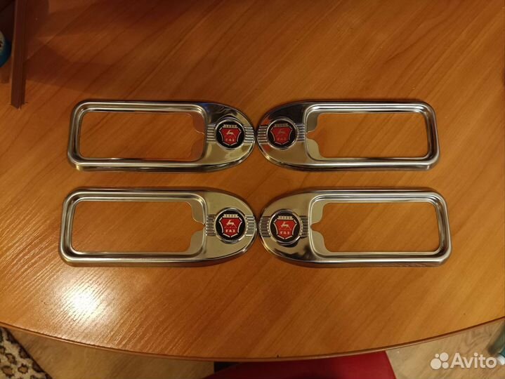 Новые накладки под ручки газ Волга хром