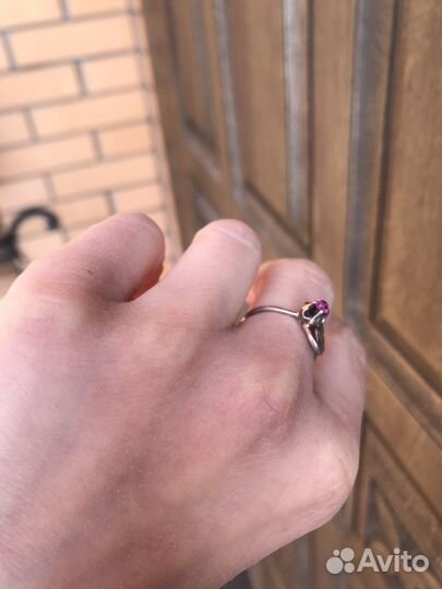 Кольцо с рубином СССР