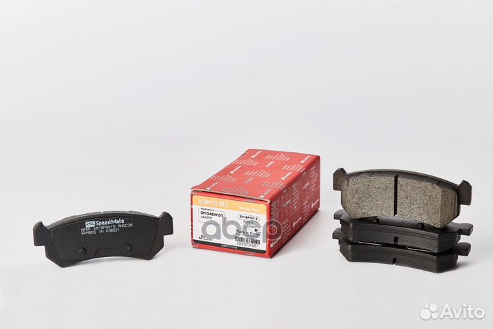 Колодки зад.chevrolet lacetti (J200) speedmate