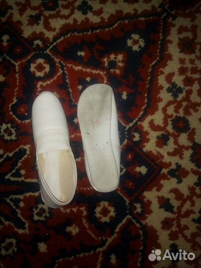 Чешки дет. раз.19. кожаные,на 5- 6 лет,были в носк