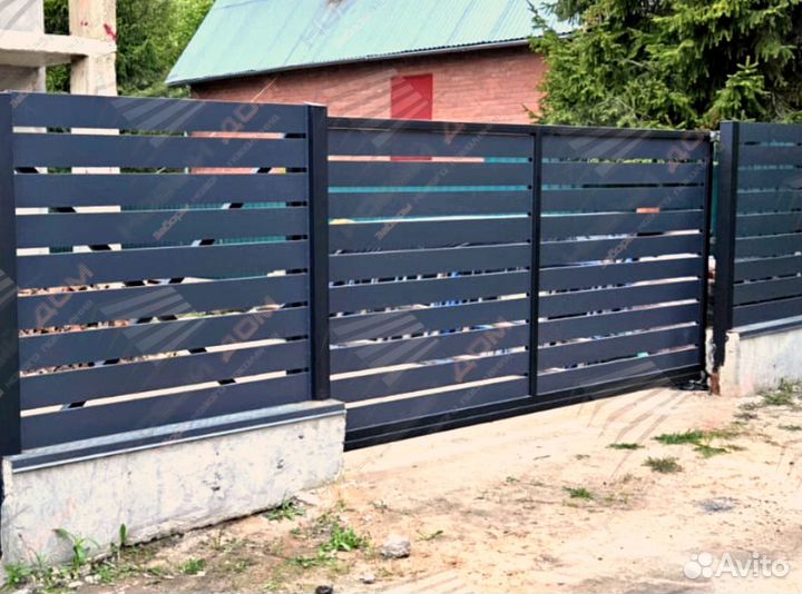 Забор Ранчо горизонтальный