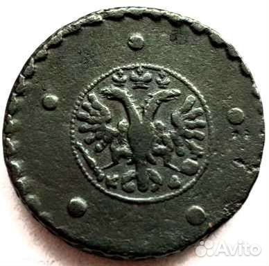 5 копеек 1727г UNC (сохран )