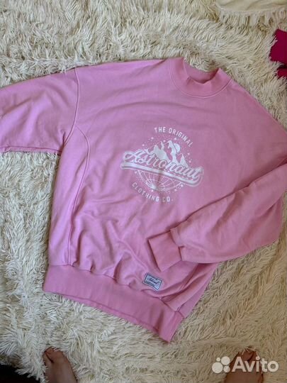 Розовый свитшот Astronaut