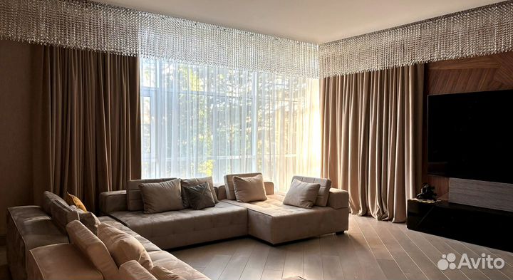 Шторы на веранде в загородном доме