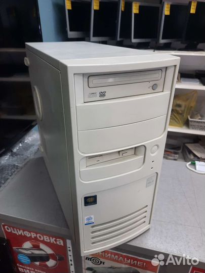 Б/У Системный блок (Intel D320/MX440/512Mb/80Gb)