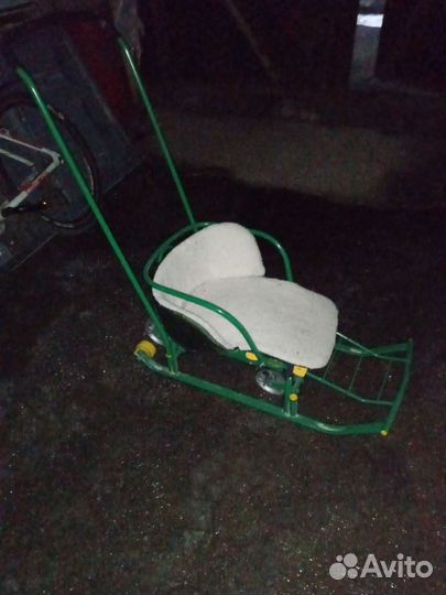 Санки с колесами