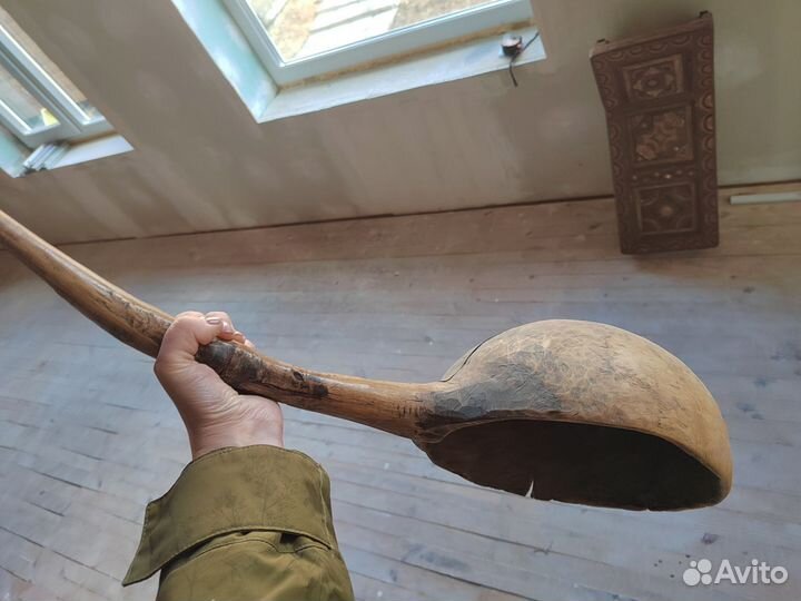 Ковш деревянный