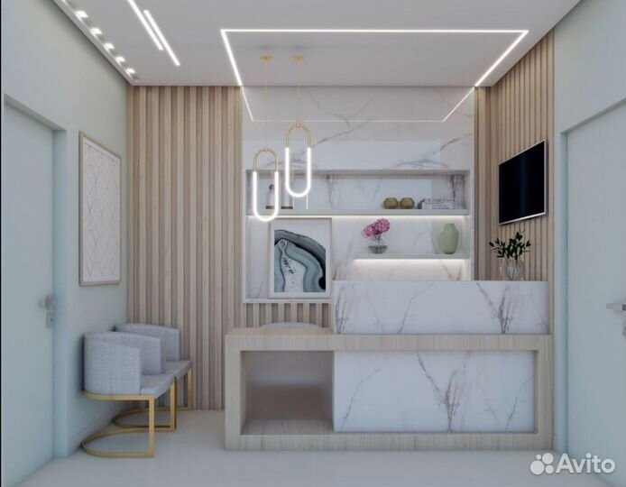 Стойка ресепшн на заказ для салонов