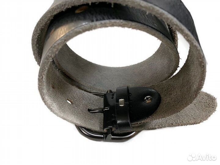 Ремень кожаный Премиум 978 black