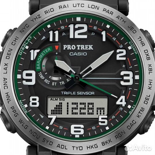 Pro Trek Casio PRG-601-1 (компас, барометр, терм)