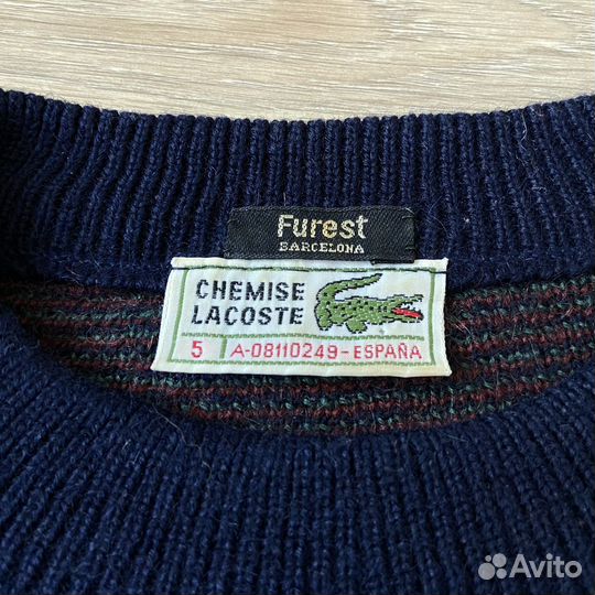 Lacoste Vintage Sweater оригинал винтаж