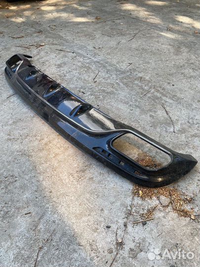 Диффузор на задний бампер w217