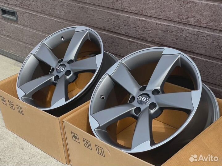 Диски R20 5*112 Audi Audi Rotor Графит с Полировко