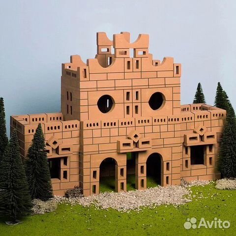 Конструктор керамика (кирпичики) Усадьба 484дет