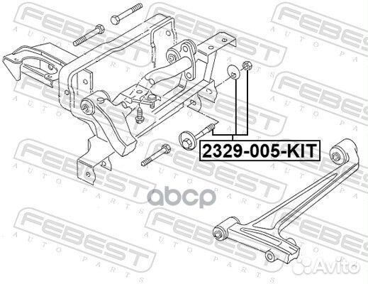 Болт с экцентриком VW transporter IV 1990-2003