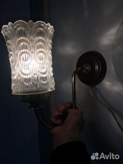 Светильник настенный 2шт, СССР