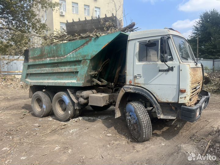 Камаз песок земля грунт мусор