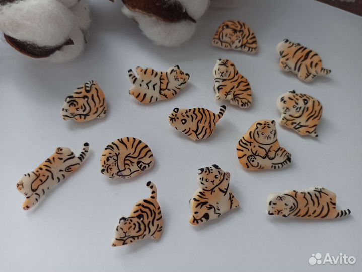 Значки из полимерной глины 