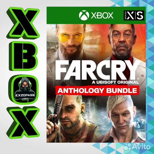 Игры far cry 6 / 5 / 4 / 3 xbox набор