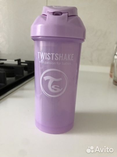 Поильник с трубочкой новый