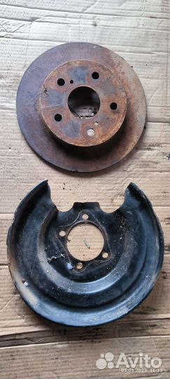 Диск тормозной задний Toyota Corolla 150