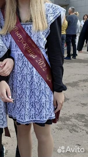 Школьный фартук на выпускной