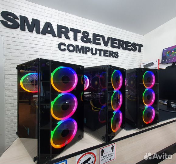 Жирный пк в 2к Ryzen 7 7700+b650+32GB+RTX 4070 Sup