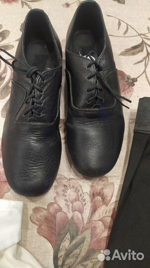 Костюм и туфли для спортивных танцев 6- 7 лет