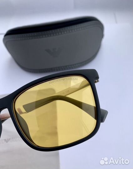 Очки emporio armani желтые поляризационные