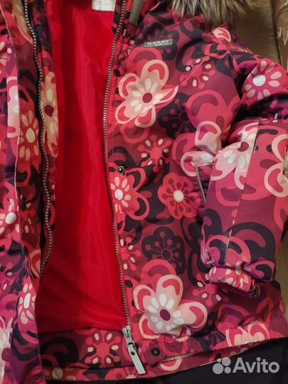 Зимний костюм для девочки 128