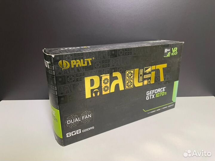 GTX 1070ti Palit 8gb (кулера под замену)