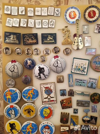 Коллекция значков 1968-1974г