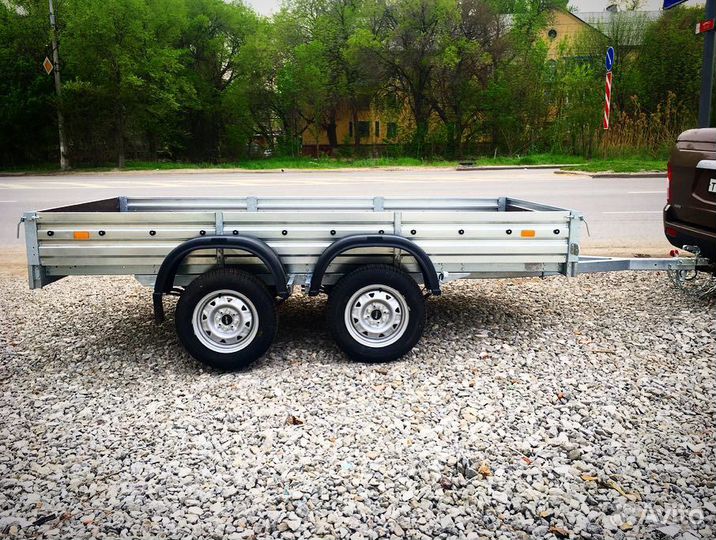 Мощный Двухосный прицеп 3,1 х 1,5 Мзса