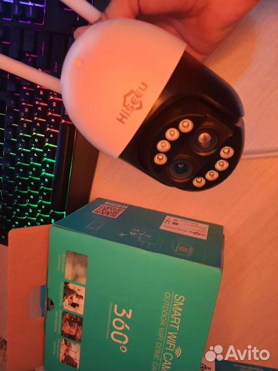 Камера видео наблюдения уличная wifi