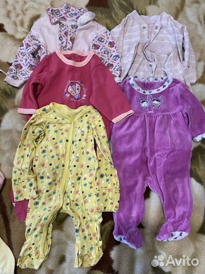 Вещи пакетом на девочку 56-62 р