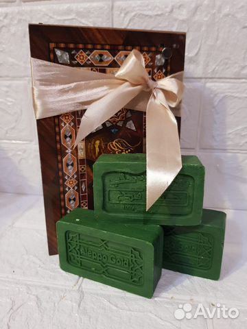 Подарочный набор-Сирийское мыло с Водорослями